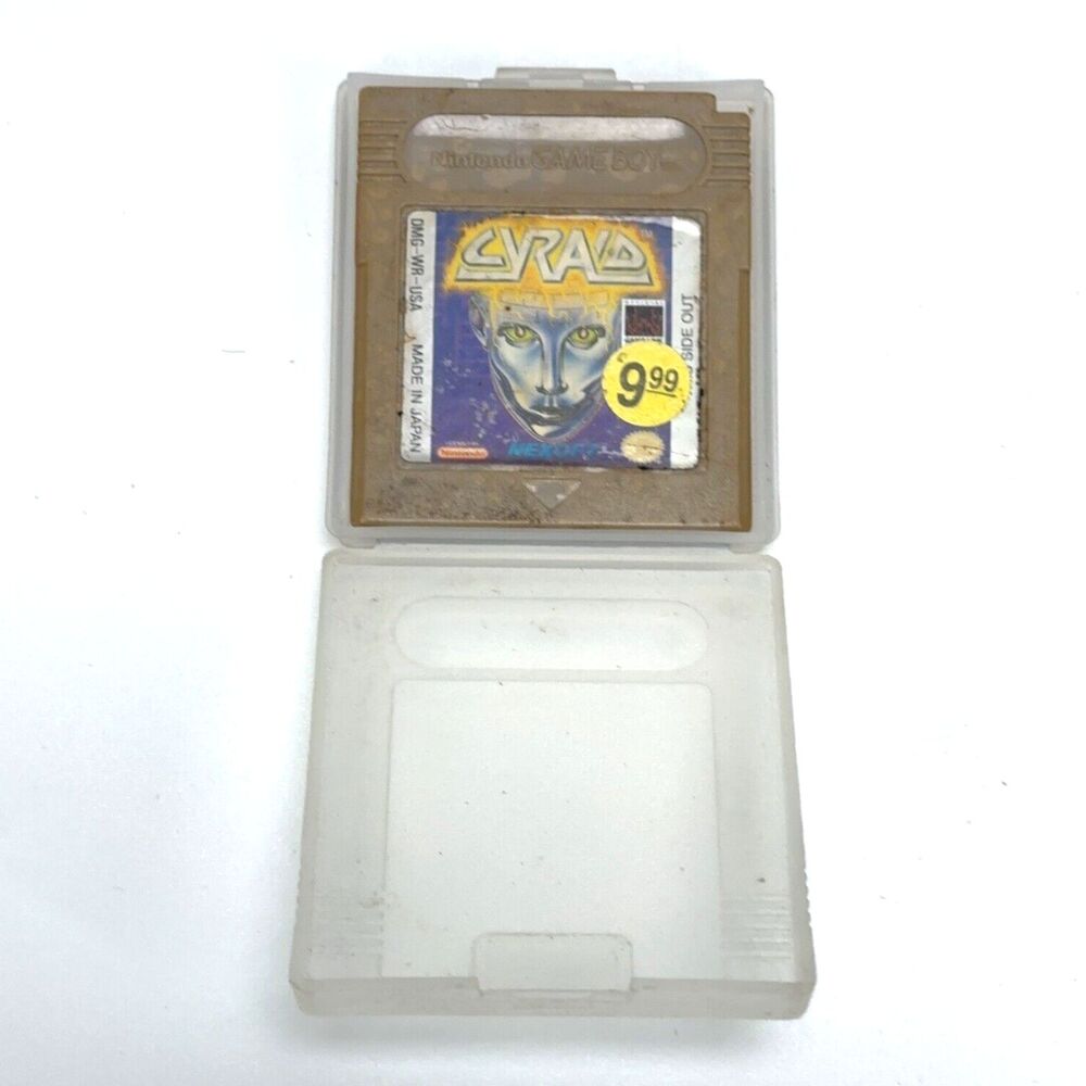 RARE Cyraid (Nintendo Game Boy, 1991) Video Game Cartridge - AS IS Untested